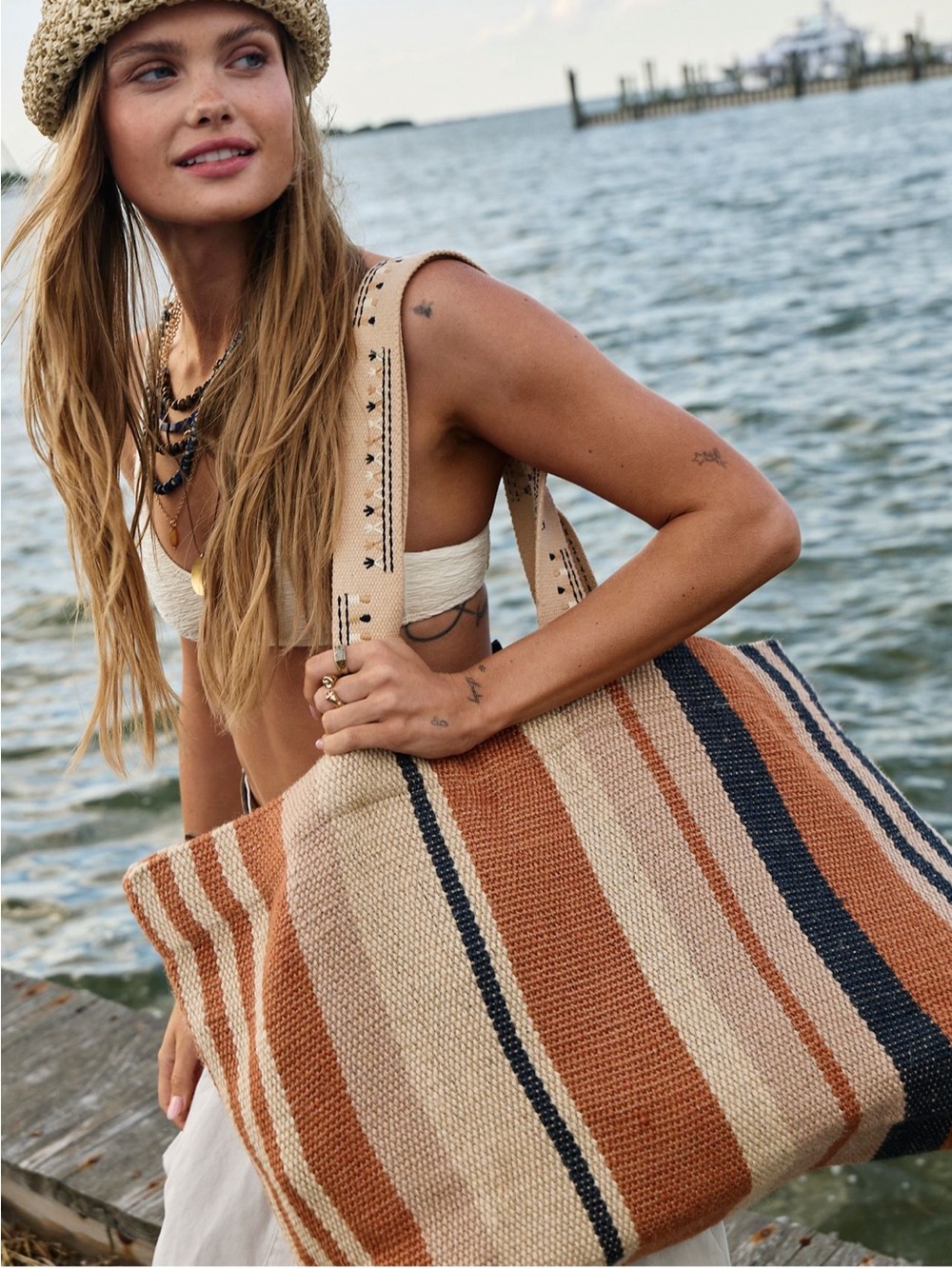 Free People Copacabana Tote Bag
